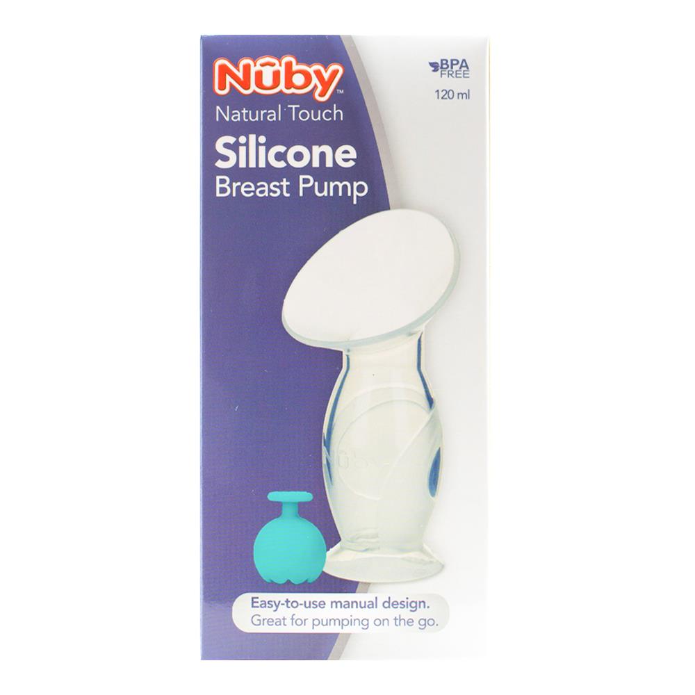 Nuby 120ml Silicone Breast Pump (6x Pieces)