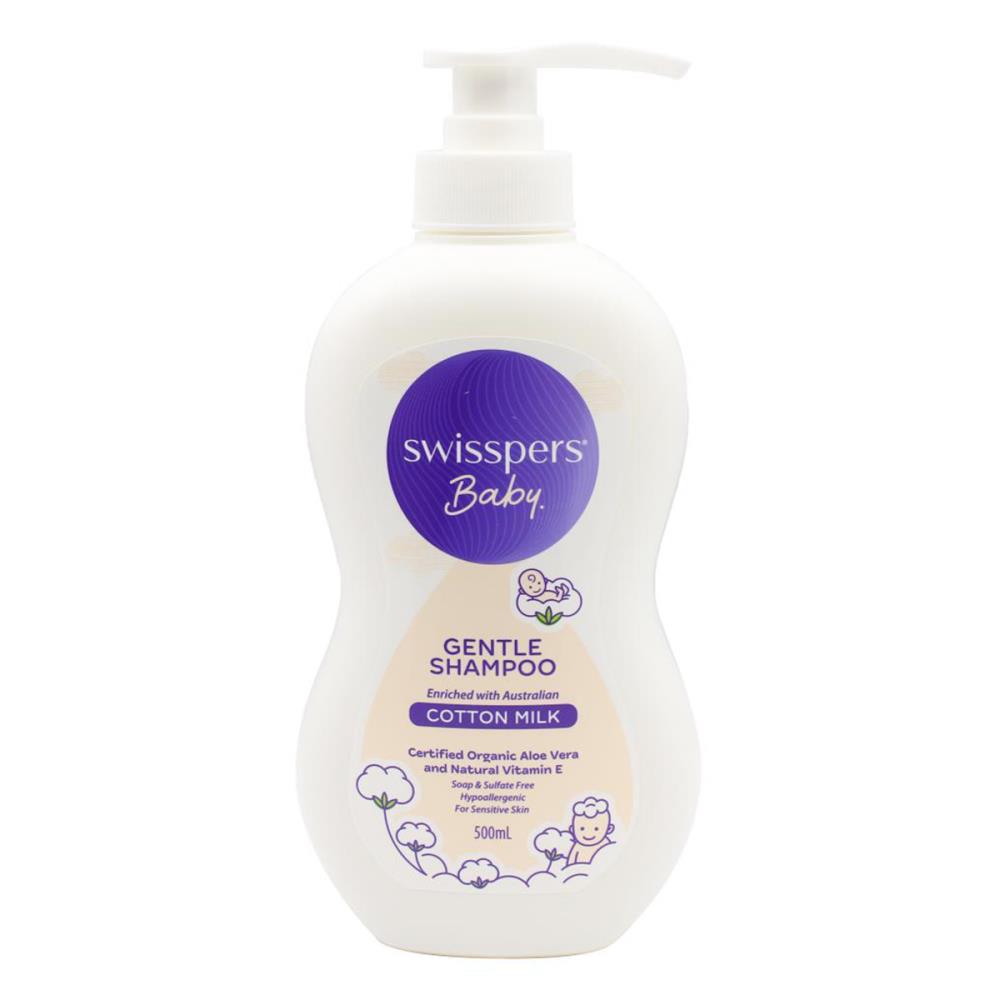 Swisspers 500ml Baby Gentle Shampoo (3x Pack)