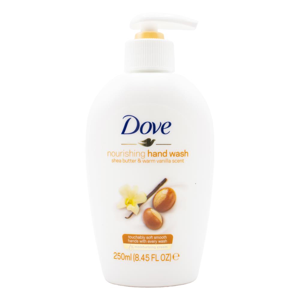 Dove Handwash Nourishing Shea Butter And Warm Vanilla Scent 250ml (6 Pack)
