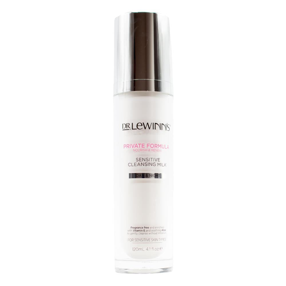 Dr Lewinn's 120ml Day & Night Sensitive Cleansing Milk (2x Pack)