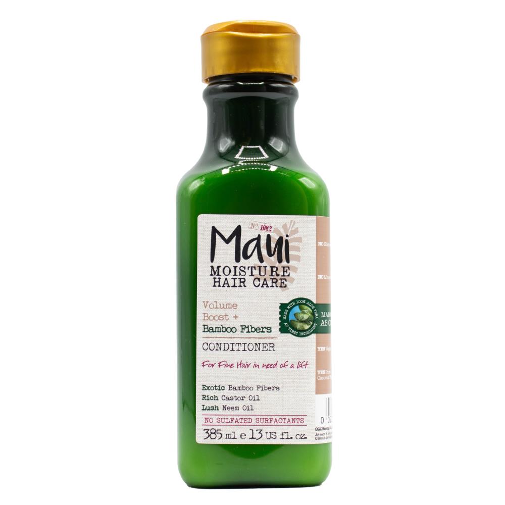 Maui Moisture Conditioner Bamboo And Fibers Volume And Boost 385ml (4x Pack)