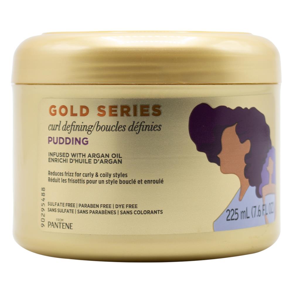 PANTENE 225ml GOLD SERIES CURL DEFINING PUDDING INFUSED WITH ARGAN OIL (3x Pack)