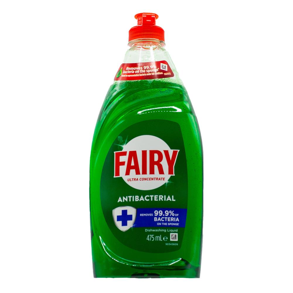 Fairy Dishwashing Liquid Antibacterial Ultra Concentrate 475ml (12x Pack)