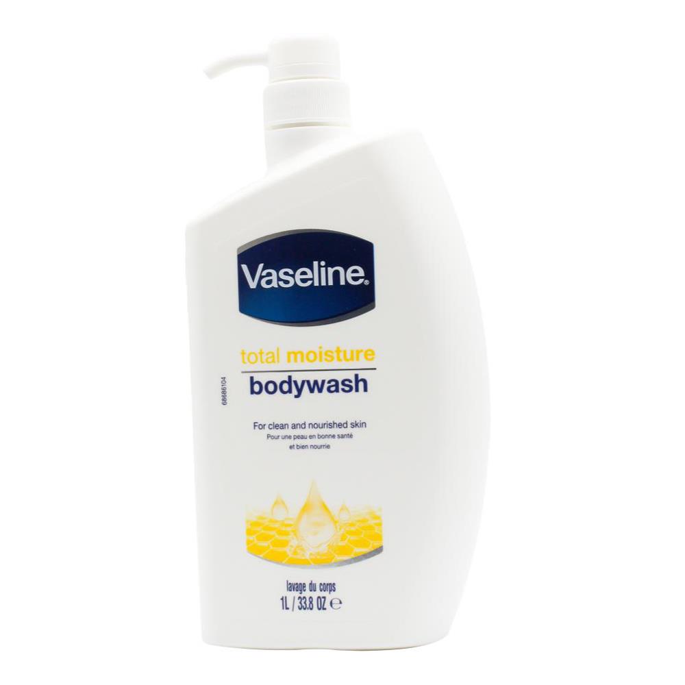 Vaseline Body Wash Total Moisture 1 Litre (3x Pack)