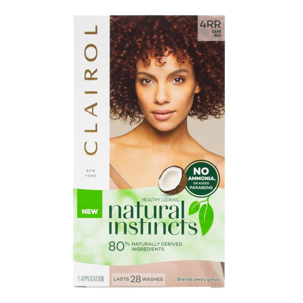 Clairol Natural Instincts Hair Color 4rr Dark Red (3x Pack)
