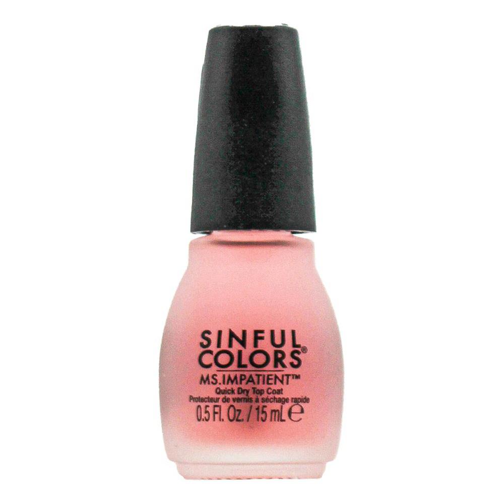 SINFUL COLORS 15ml NAIL POLISH QUICK DRY MS IMPATIENT 1706 (3x Pack)
