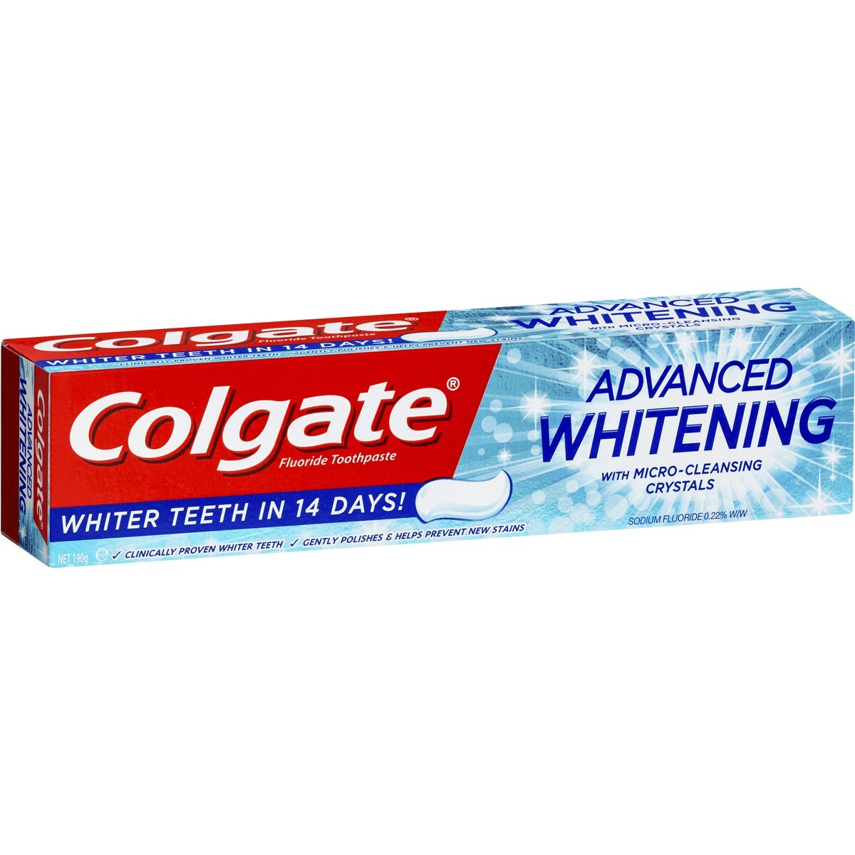 Colgate 190g Toothpaste Total Advanced Whitening