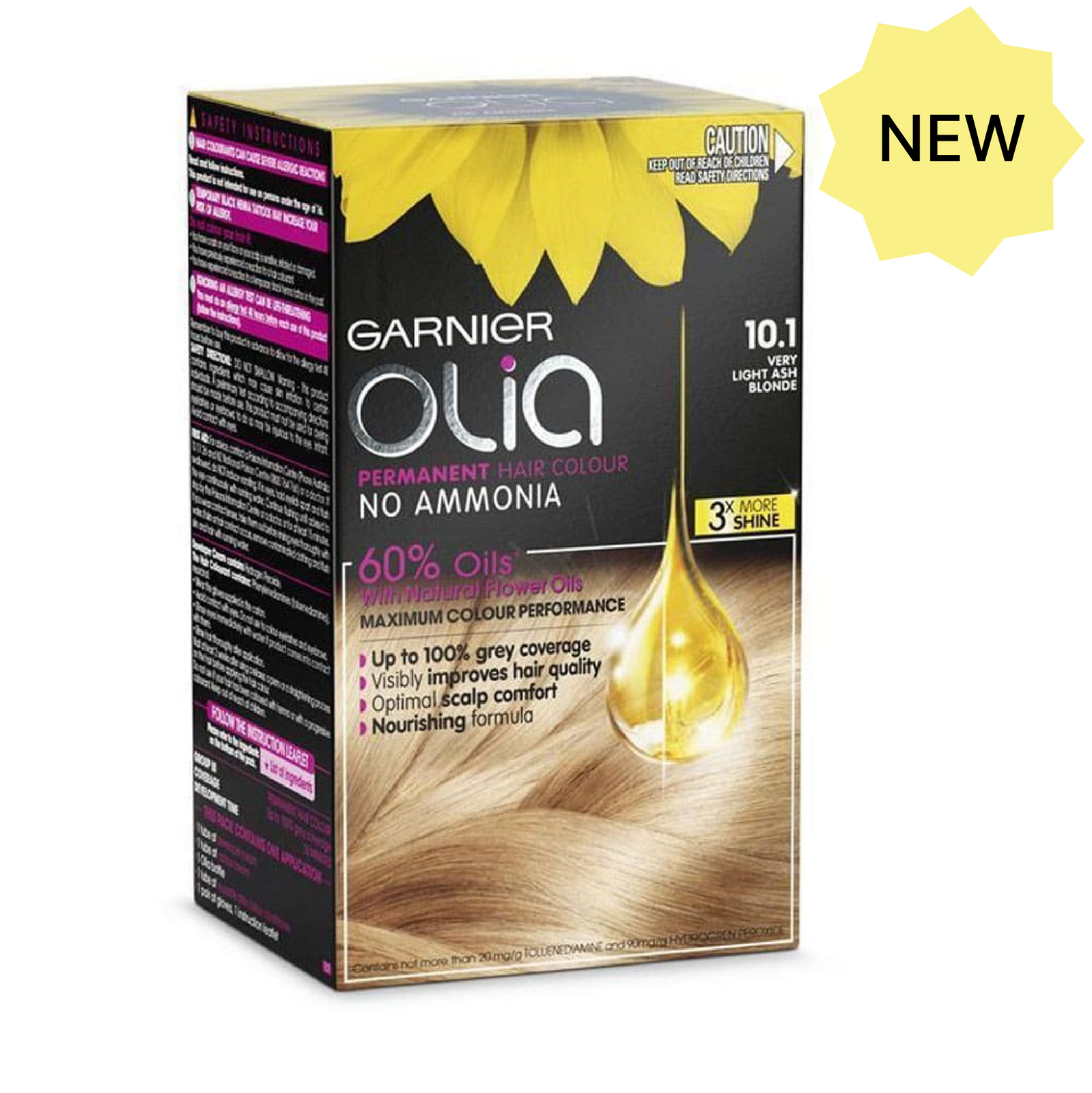 Garnier Olia Permanent Hair Colour Very Light Ash Blonde Garnier Olia Permanent Hair Colour Very Light Ash Blonde