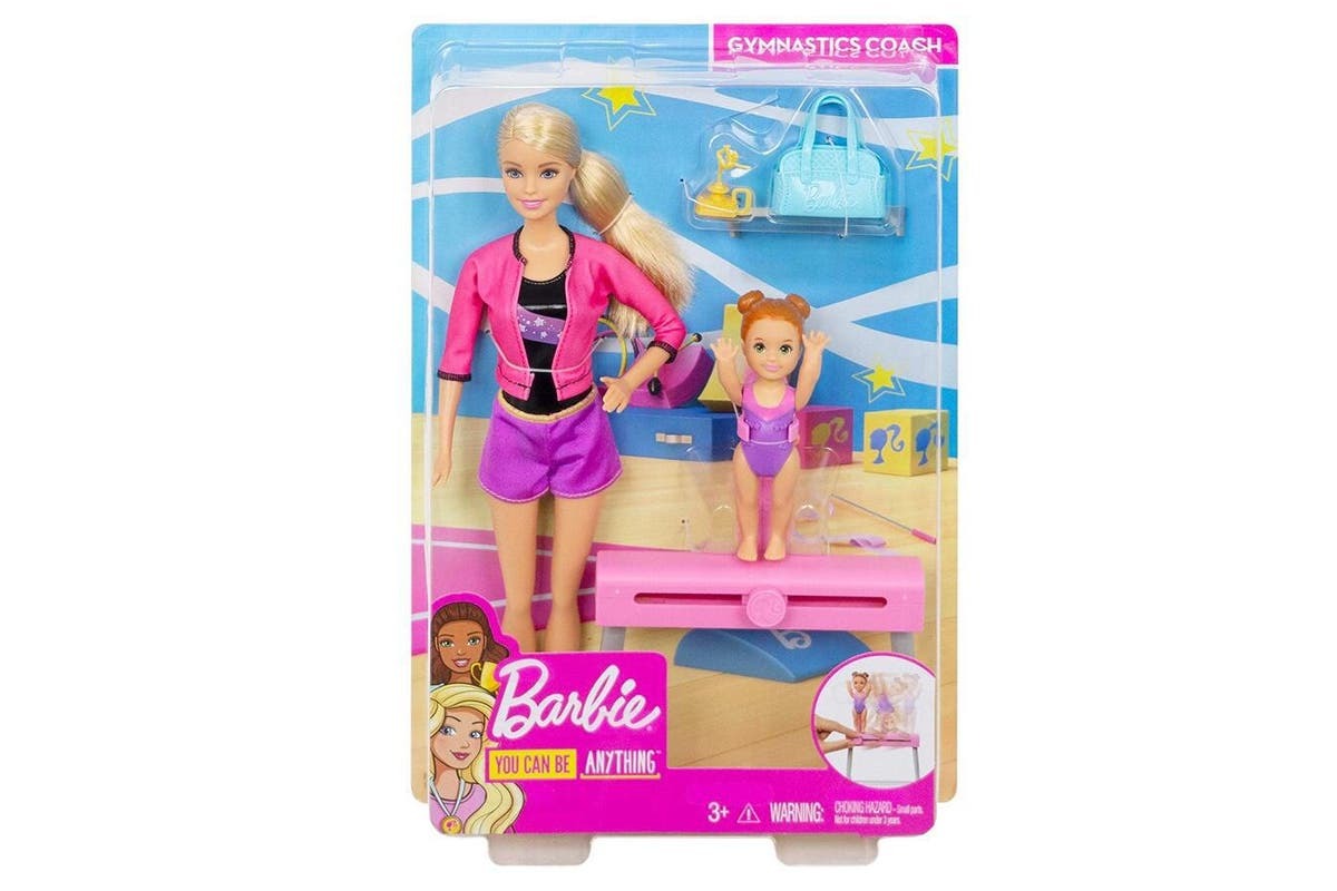 barbie careers gymnastics coach
