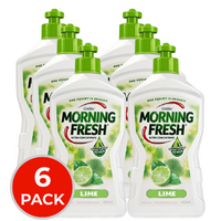 6 x Morning Fresh 400mL Dishwashing Liquid Lime