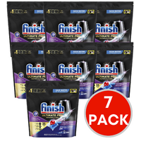 7 x Finish Ultimate Pro Material Care Dishwasher Tablets Pk35 (245 tablets)
