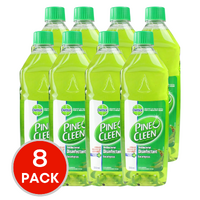 8 x Pine O Cleen Disinfectant Anti-bacterial Eucalyptus 500mL 