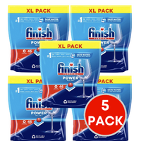 5 x Finish Powerball Dishwashing Tablets Power All in 1 PK46 (230 Tablets)