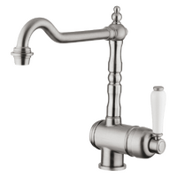 Abey Just Sink Mixer With Pull-Out Brushed Nickel