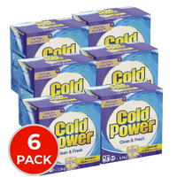 6 x Cold Power Clean & Fresh Laundry Detergent With Odour Fighter 1.8kg