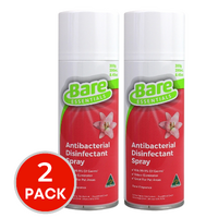 2 x Bare Essentials 300g Antibacterial Spray Floral Fragrance