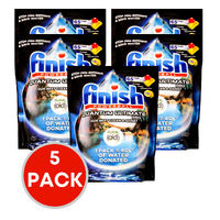 5 x Finish Quantum Ultimate Pro Powerball Dishwashing Tablets Lemon Sparkle PK65 (325 Tablets)