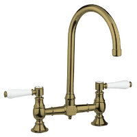 Abey Provincial Exposed Breach Kitchen Tap Bronze