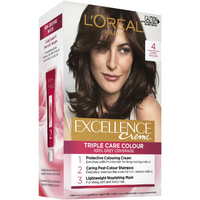 L'Oréal Paris Excellence Crème Permanent Hair Colour - 4 Dark Brown