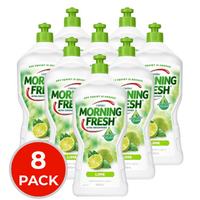 8 x Morning Fresh 900mL Dishwashing Liquid Lime Fresh