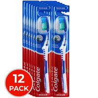 12 x Colgate Toothbrush Extra Clean Medium Assorted Colours