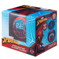 Marvel Spiderman Projector Alarm Clock