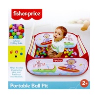 Fisher Price Portable Ball Pit With 25 Play Balls 2+ Years