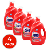 4 x OMO Laundry Liquid Detergent Ultra Fast Clean 2.9L (2904mL)