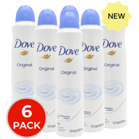 6x DOVE DEODORANT ORIGINAL 220mL