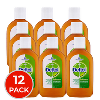 12 x Dettol 250ml Antiseptic Liquid 250ml