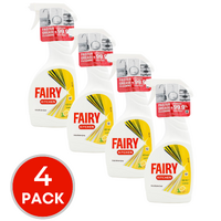 4 x Fairy Lemon Dish & Kitchen Spray 450mL