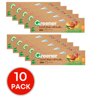 10 x Multix Greener Lunch Bags w/Handles Degradable PK10