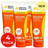 4 x Cancer Council Everyday Sunscreen 30+ SPF 35mL