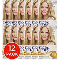 12 x Clairol Nice'n Easy Permanent Hair Colour 9.5A Baby Blonde