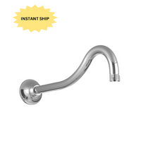 Inlet arm for overhead showers Chrome