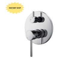 Concealed Round Shower Mixer with Diverter