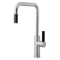 Abey Luz Kitchen Mixer With Pull-Out Brushed Chrome