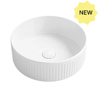 Otti Oxford Round Basin Gloss White 395x395x125mm