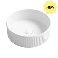 Otti Oxford Round Basin Matte White 395x395x125mm