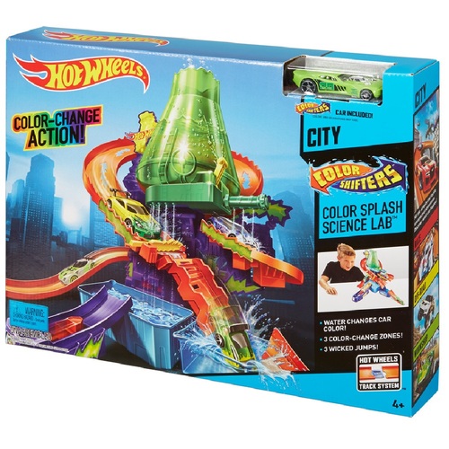 hot wheels color splash science lab