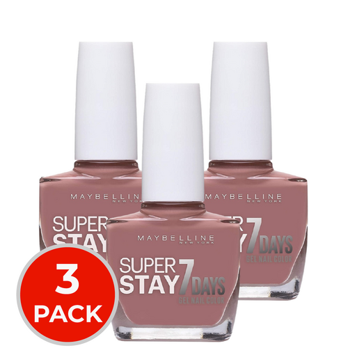 3 x Maybelline Super Stay Gel Nail Colour 130 Rose Poudre 10mL 3 x Maybelline Super Stay Gel Nail Colour 130 Rose Poudre 10mL