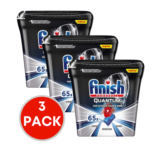 3 x Finish Powerball Quantum Ultimate PK65 (195 Tablets)