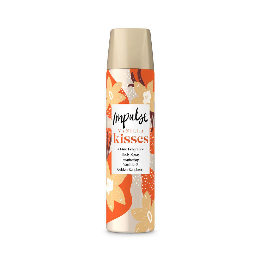 Impulse Body Spray Vanilla Kisses 75mL (6 Pack)