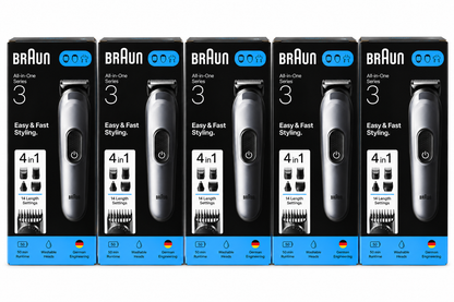 Braun All In One Series 3 4 in 1 Trimmer 14 Length Settings x 5