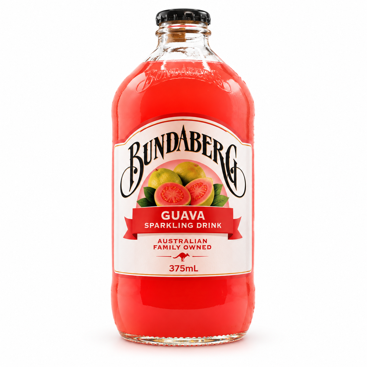 Bundaberg Guava Sparkling Drink 375mL – Pack of 12
