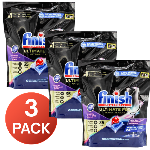 Finish Powerball Dishwashing Tablets Ultimate Pro 35 Pack (3 Pack, 105 Tablets)