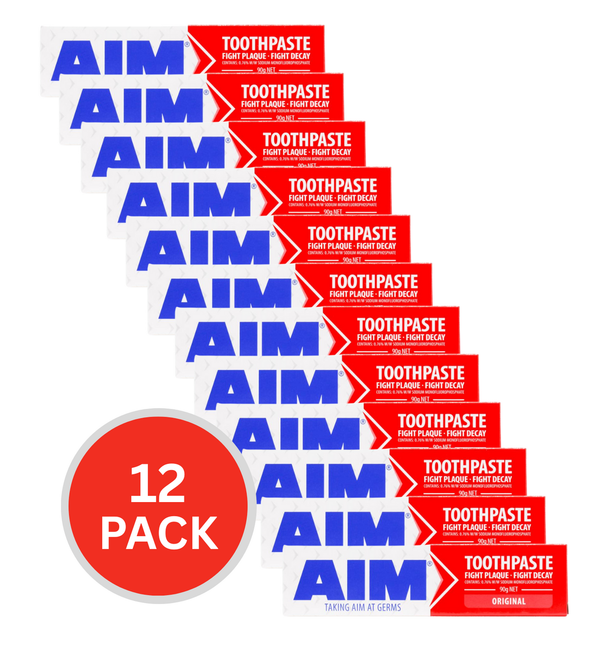 Aim Toothpaste Original 90g (Value Pack 12)