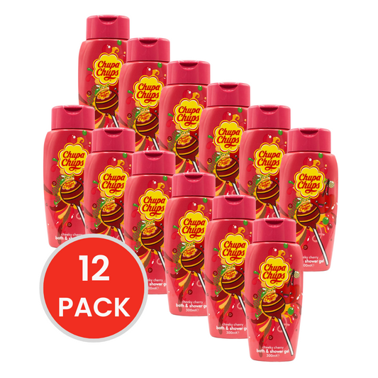 Chupa Chups 300ml Bath And Shower Gel Cheeky Cherry (12x Pack)
