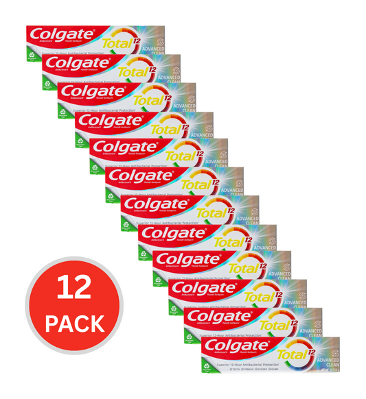 Colgate 115g Toothpaste Total 12 Advanced Clean (12x Pack)