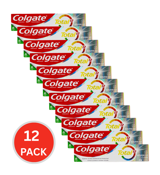 Colgate 200g Toothpaste Total 12 Advanced Clean (12x Pack)